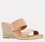 Load image into Gallery viewer, The Cork 2 Band Espadrille in Natural

