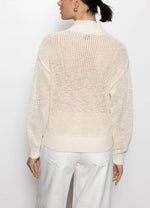 Load image into Gallery viewer, The Open Knit 1/2 Zip Sweater in Natural
