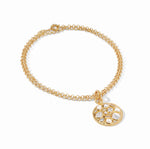 Load image into Gallery viewer, The Antonia Mosaic Pendant Necklace in Clear Crystal
