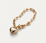 Load image into Gallery viewer, The Puffy Heart Bracelet in Gold
