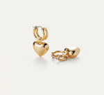 Load image into Gallery viewer, The Puffy Heart Earing in Gold
