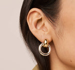 Load image into Gallery viewer, The Door Knocker Earring in Gold Silver
