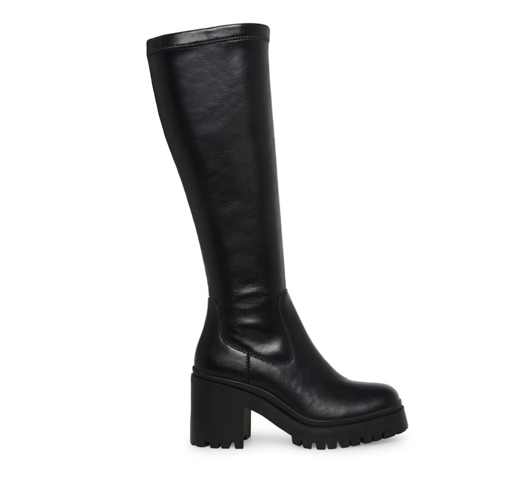 The Tall Stretch Lug Boot in Black