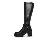 Load image into Gallery viewer, The Tall Stretch Lug Boot in Black
