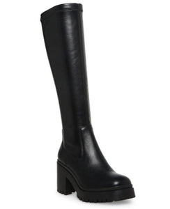 The Tall Stretch Lug Boot in Black