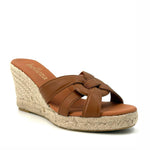 Load image into Gallery viewer, The Ring Slide Espadrille in Cuero
