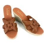 Load image into Gallery viewer, The Ring Slide Espadrille in Cuero
