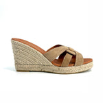 Load image into Gallery viewer, The Ring Slide Espadrille in Sand
