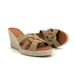 Load image into Gallery viewer, The Ring Slide Espadrille in Sand
