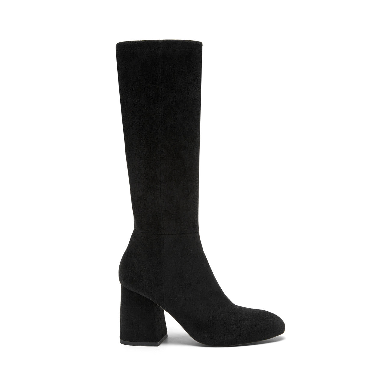 The Block High Heel Tall Boot in Black