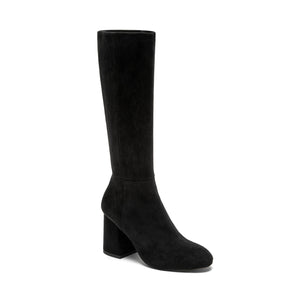 The Block High Heel Tall Boot in Black