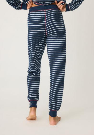 The Stripe Jogger in Midnight