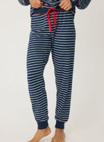 Load image into Gallery viewer, The Stripe Jogger in Midnight
