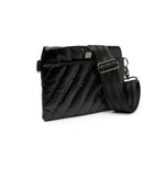 Load image into Gallery viewer, The Diagonal Bum Bag 2.0 Crossbody in Pearl Black
