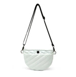 Load image into Gallery viewer, The Freebird Crossbody in White Patent
