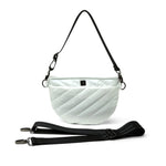 Load image into Gallery viewer, The Freebird Crossbody in White Patent
