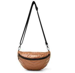The Little Runaway Crossbody in Nude Patent