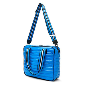 The Pickleball Tote in Blue Patent