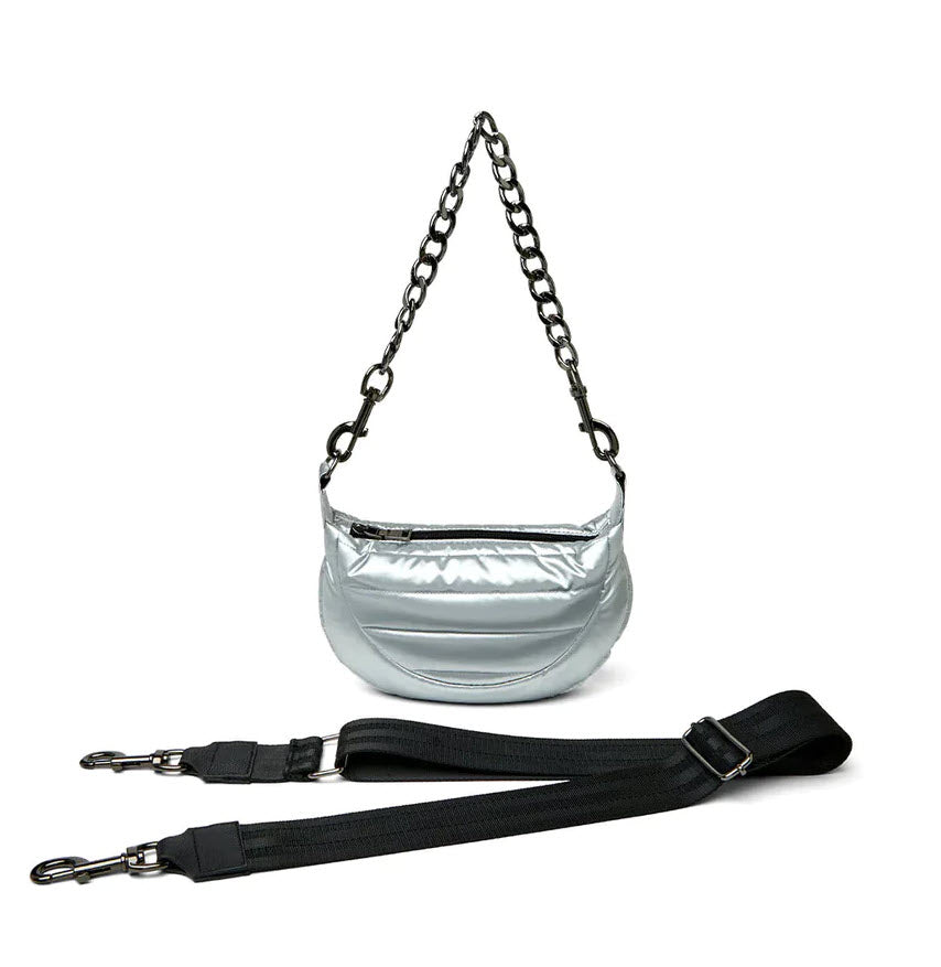 The Tiny Dancer Crossbody in Silver