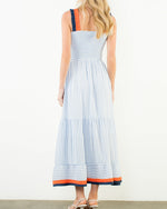 Load image into Gallery viewer, The Striped Maxi with Contrast Trim
