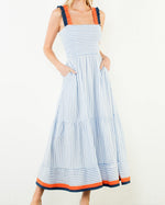 Load image into Gallery viewer, The Striped Maxi with Contrast Trim
