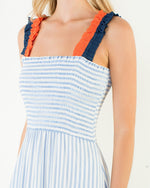 Load image into Gallery viewer, The Striped Maxi with Contrast Trim
