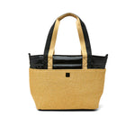 Load image into Gallery viewer, The Trailblazer Shoulder Bag in Dune Raffia and Black
