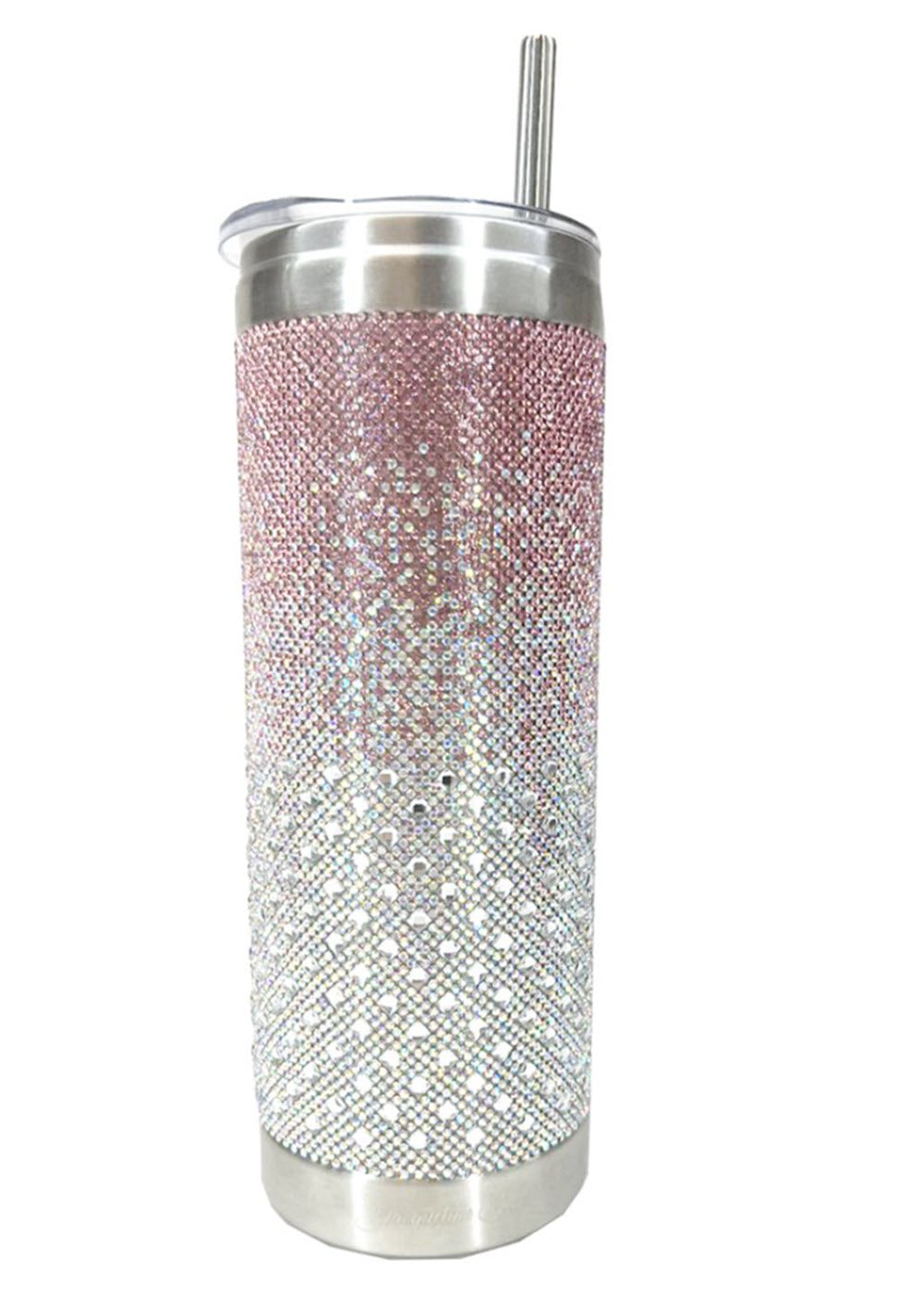 The Crystal Tumbler in Sugared Pink