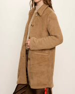Load image into Gallery viewer, The Faux Fur Jacket in Hot Cocoa
