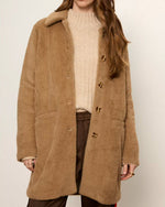 Load image into Gallery viewer, The Faux Fur Jacket in Hot Cocoa
