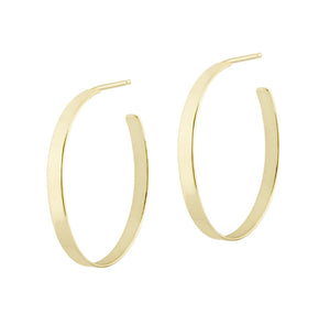 The Whisp Hoops in Gold