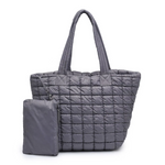 Load image into Gallery viewer, The Nylon Puffer in Carbon Grey
