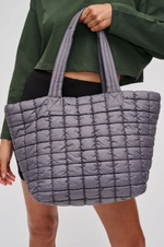 Load image into Gallery viewer, The Nylon Puffer in Carbon Grey
