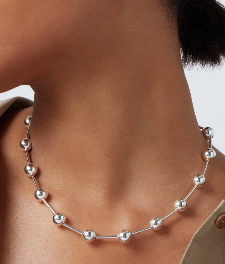 The Celeste Necklace in Silver