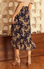 Load image into Gallery viewer, The Asymmetrical Skirt in Petal Paisley
