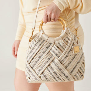 The Woven Satchel in Natural