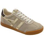 Load image into Gallery viewer, The Elan Sneaker in Bone Gold Brown
