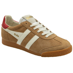 The Elan Heritage Sneaker in Caramel Off White