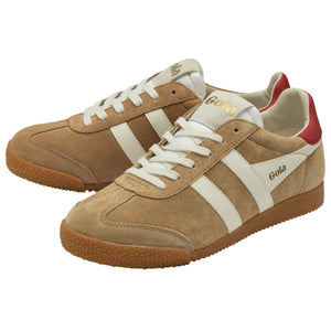 The Elan Heritage Sneaker in Caramel Off White