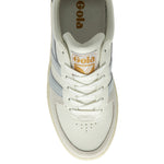 Load image into Gallery viewer, The Multi Color Court Sneaker in White Blue Sun
