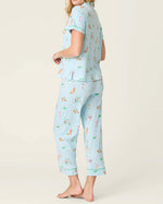 Load image into Gallery viewer, The Golf Dog PJ Set in Light Blue

