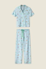 Load image into Gallery viewer, The Golf Dog PJ Set in Light Blue
