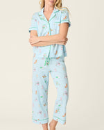 Load image into Gallery viewer, The Golf Dog PJ Set in Light Blue
