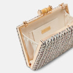 Load image into Gallery viewer, The Tweed Clutch in Black Multi
