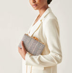 Load image into Gallery viewer, The Tweed Clutch in Blue Multi
