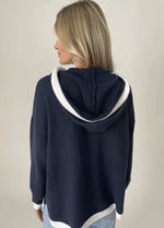 Load image into Gallery viewer, The Colorblock Hoodie in Navy
