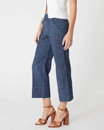 Load image into Gallery viewer, The Cuffed Crop Trouser in Stargazer

