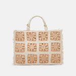 Load image into Gallery viewer, The Crochet Tote in Natural Pearl
