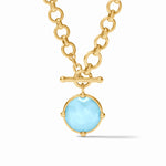 Load image into Gallery viewer, The Honeybee Demi Necklace in Capri Blue
