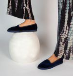 Load image into Gallery viewer, The Velvet Everyday Flat in Navy
